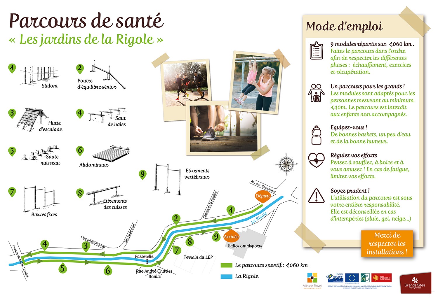 Parcours santé à Revel